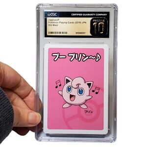 CGC 10 Pristine Jigglypuff Old Maid 2019 Japanese Pokemon Card